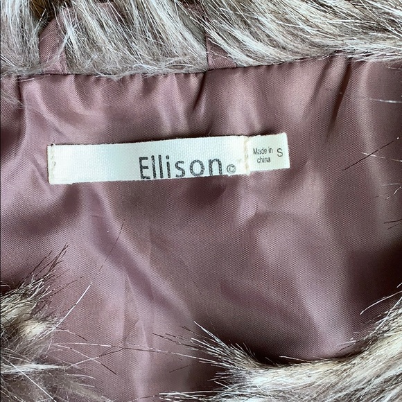 Ellison Faux Fur Vest (S) - Picture 3 of 6